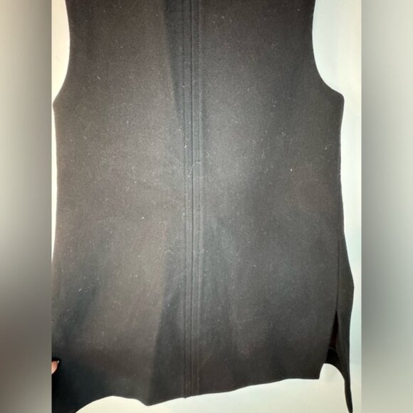 Mackage Sleeveless Jacket w/ Leather Collar | Black | Size XS - Picture 7 of 16